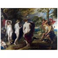 Репродукция на холсте Суд Париса (The Judgement of Paris) №5 Рубенс Питер Пауль 68см. x 50см