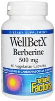 Капсулы Natural Factors WellBetX Berberine, 500 мг, 60 шт