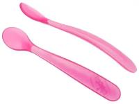 Набор ложек Chicco Softly Spoon, 6 мес+ (уп. 2 шт.), розовый