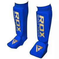 Шингарды защита ног RDX SI MMA SHIN INSTEP GUARDS, размер L, синий