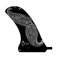 Кили Liquid Force Longboard 6.5 Center Fin - Adjustable Box 2020 ASSORTED