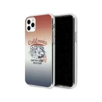 Чехол U.S. Polo Assn. PC/TPU Gradient California Hard для iPhone 11 Pro Max, цвет Синий/Красный (USHCN65PCCHRB)