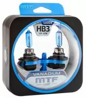 Автолампы HB3(9005) - Галогенные лампы MTF Light серия VANADIUM 5000K