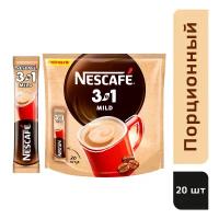 NESCAFÉ®. 3в1 Мягкий. Напиток кофейный, растворимый, порционный, пакет. 20 порций по 14.5г