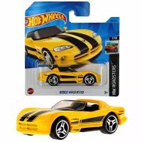 Машинка Hot Wheels HKN43 HW Roadsters 2023 Dodge Viper RT/10 Yellow 7/10