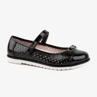 Туфли для девочек Kapika 23629п-1 черный, размер 36 EU