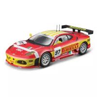 Bburago Коллекционная машинка Феррари 1:43 Ferrari Racing - F430 GTC 2008, красная