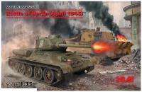 ICM Сборная модель Битва за Берлин (апрель 1945) (Т-34-85, King Tiger), 1/35