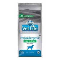 Корм Farmina Vet Life Hypoallergenic для собак с яйцом и рисом при пищевой непереносимости 2 кг