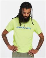 Футболка беговая Saucony Stopwatch Graphic Short Sleeve Acid Lime Heather (US:L)