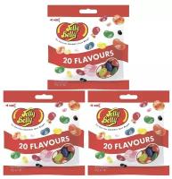 Драже жевательное Jelly Belly Ассорти 20 вкусов, 70 г, 3 уп