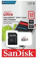 Карта памяти Sandisk Ultra microSDXC UHS-1 32gb