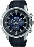 Наручные часы CASIO Collection MTP-E505-2A, черный, серебряный