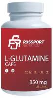 Аминокислота Глутамин RS Nutrition L-Glutamine Глютамин 850 mg 90 капсул