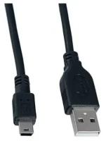 Perfeo Кабель miniUSB 1м Perfeo U4301 круглый черный