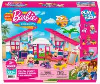 Набор игровой Mega Construx Barbie Домик в Малибу HBF32