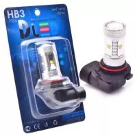 Светодиодная автомобильная лампа HB3 9005 - 6 CREE XB + Линза (1 лампа в упаковке)