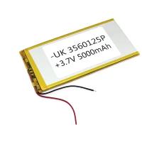 Аккумулятор Li-Pol (батарея) 3.5*60*125мм 2pin 3.7V/5000mAh
