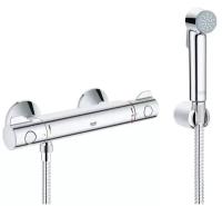 Гигиенический душ с термостатом Grohe Grohtherm 800 26354000, хром