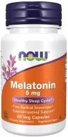 Капсулы NOW Melatonin, 60 г, 5 мг, 60 шт