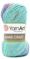 Пряжа для вязания YarnArt 'Jeans Crazy' 50гр 160м (55% хлопок, 45% полиакрил) (8203 секционный), 10 мотков