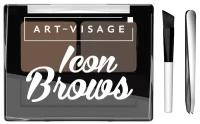 ART-VISAGE Icon Brows, 102 брюнет