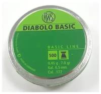 Пульки RWS Diabolo Basic 4,5 мм (500 шт) 430T RWS 430T