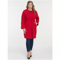 Пальто женское размер 56 лидия красный