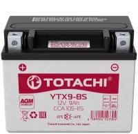 Аккумулятор TOTACHI CMF 1209 12 V 9 A/h YTX9-BS R AGM