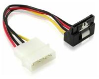 Кабель питания 0.15m SATA GCR MOLEX 4pin / SATA 15pin (угловой), 18 AWG