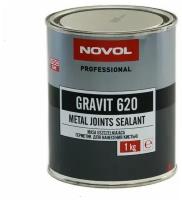 Герметик для нанесения кистью Novol Gravit 620 Metal Joints Sealant серый 1 кг