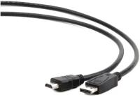 Bion Кабель DisplayPort-HDMI, 20M/19M, экран, 1,8м, черный [BXP-CC-DP-HDMI-018]