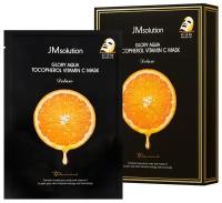 JMsolution Тканевая маска для выравнивания тона / Glory Aqua Tocopherol Vitamin C Mask, 30 мл