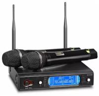 Профессиональная вокальная радиосистема AST-922M - сменные частоты, JACK 6.3 MIX, XLR х 2