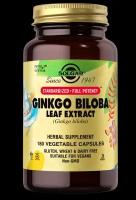 Solgar Ginkgo Biloba Leaf Extract (Экстракт Листьев Гинкго Билоба) 180 капсул