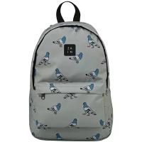 Рюкзак школьный для девочки, женский спортивный городской туристический для путешествий модный, (голуби)