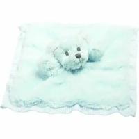 Мягкая игрушка Suki Hug-a-Boo Blue Bear Finger Puppet with Blankie (Зуки Кукла-перчатка Мишка Hug-a-Boo Голубой с Одеяльцем)