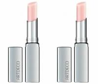 ARTDECO Бальзам для губ Color Booster Lip Balm тон Boosting Pink. Усиление Розового, 3 г, 2 шт