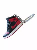 Брелок Air Jordan 1 black/red