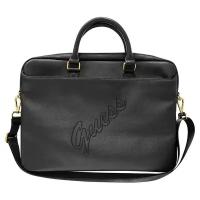 Сумка Guess Saffiano Script logo Bag для ноутбука до 15 дюймов, черная