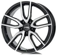 Литые колесные диски Rial Torino Black 6.5x16 5x114.3 ET40 D70.1 Чёрный глянцевый с полированной лицевой частью (TOR65640B83-1)