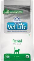 Сухой корм FARMINA 400гр для кошек VET LIFE CAT RENAL при болезни почек и почечной недостаточности