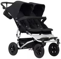 Детская прогулочная коляска для двойни и погодков Mountain Buggy Duet 3.0 Black