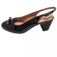 Женские черные туфли Marko 141272 каблук 6 см