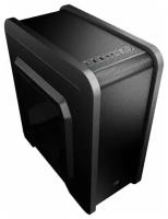 Корпус mATX AeroCool Qs-240 4713105958102 черный, без БП, 4x120mm, 2xUSB2.0, 1xUSB3.0, audio, bott PSU