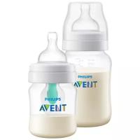 Набор бутылочек Philips Avent Anti-colic: 125 мл с клапаном AirFree 1 шт, 260 мл 1 шт, РР