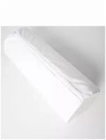 Подушка- валик для лежачих больных, спины, при варикозе, для йоги Белый цвет. Длина валика 50 см, диаметр 20см. Ткань медицинская клеенка