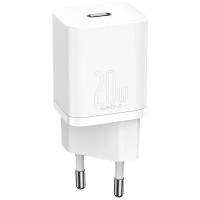 Сетевое зарядное устройство Baseus Super Si Quick Charger, 20W, EU, белый