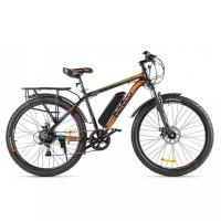 Электровелосипед Eltreco XT 800 new 27,5" 2021 (Рама: One size, Цвет: Сине-оранжевый)