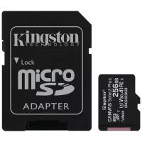 Карта памяти Kingston 256Gb MicroSD Kingston Canvas Select Plus + SD адаптер (SDCS2/256GB)